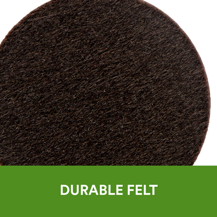 Scotch FP821-44NA 1 Inch Felt Easy to Open Packaging, Brown, 44 Pads
