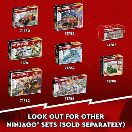LEGO NINJAGO Jay’s Titan Mech 71785, Large Action Figure Set, Battle Toy for Kids, Boys and Girls with 5 Minifigures & Stud-Shooting Crossbow Playset, Green