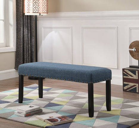 Roundhill Furniture Biony Fabric Dining Bench with