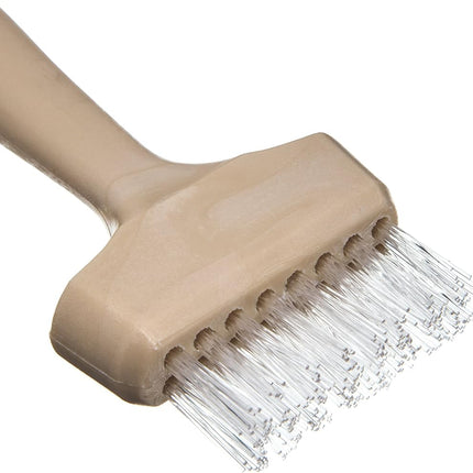 Carlisle FoodService Products Cepillo Ancho de Plástico, Cepillo para Alta Temperatura, 7 Pulgadas, Blanco, (Paquete de 12)