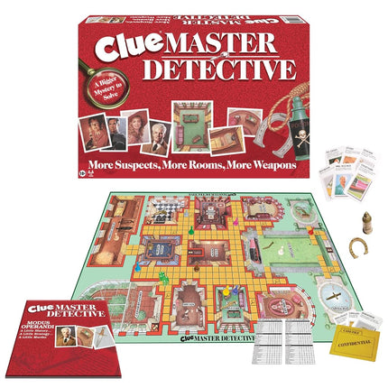 Winning Moves Master Detective Edition Board Game, Multi-Coloured: 10 Players, Ages 9+