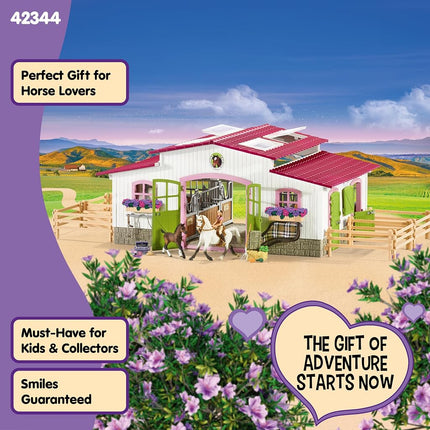 Schleich Horse Club - 97Pc Riding Center With Rider And Horses | 42344