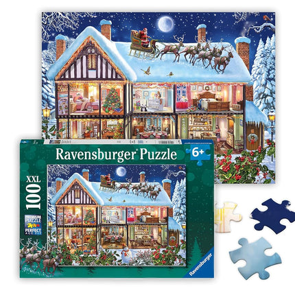 Ravensburger Children Puzzles Christmas at Home - 