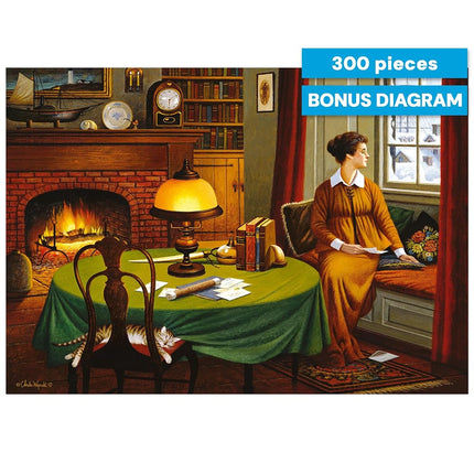 Buffalo Games - Charles Wysocki - Wistful Letter - 300 Piece Jigsaw Puzzle