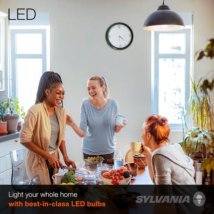 Sylvania Home Lighting 74427 Ultra 75W Equivalent, A19 LED Light Bulb, Bright White 3500K (4 Pack)