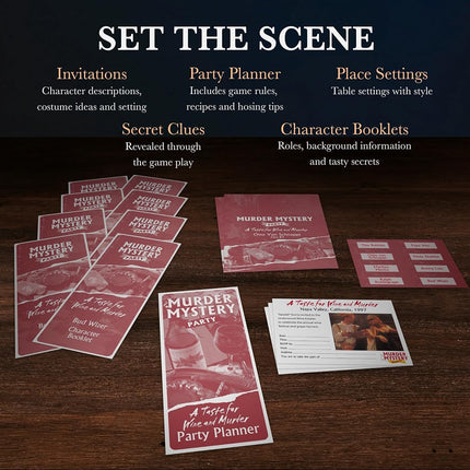 Murder Mystery Party, A Taste for Wine & Murder