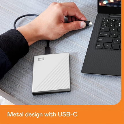 WD 1TB My Passport Ultra, portable external storage, external hard drive, software with defense against ransomware, backup and password protection, Works with PC, Xbox S|X, Playstation, Silver