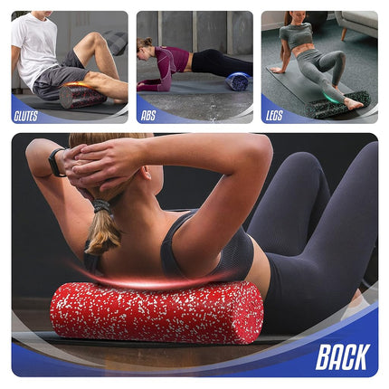 Yes4All EPP Foam Roller for Back, Legs, Physical Therapy, Exercise, Deep Tissue, and Muscle Massage – Extra Firm High-Density Foam Roller – Support Pain Relieved, Back, Legs, and Muscle Recovery