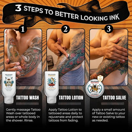 Kit de Cuidado para Tatuajes Marked IV Life de Billy Jealousy