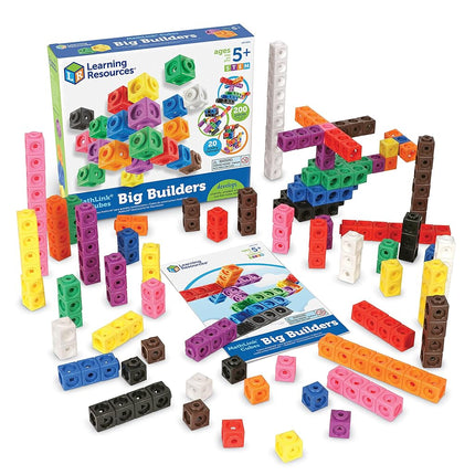 Learning Resources LER9291 Big Builders-MathLink C