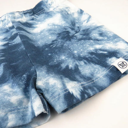 HonestBaby Fashion Outfit Sets Tops and Bottoms 100% Organic Cotton for Baby and Toddler Girls, Tie Dye Independence, Newborn