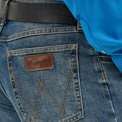 Wrangler Men's 20X Competition Active Flex Relaxed Fit Jean, Thundercloud, 40W x 32L