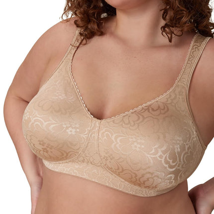 Playtex Women's 18 Hour 4745 Ultimate Lift & Support Wireless Full-Coverage Bra, Single or 2 Pack, Nude, 38B
