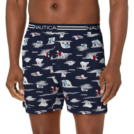 Nautica Men's Classic Cotton Loose Knit Boxer Shor