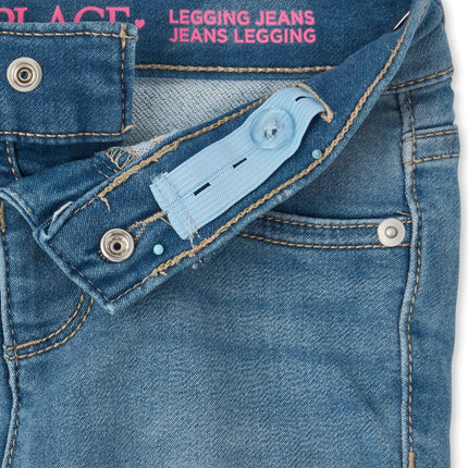 The Children's Place,Girls,Stretch Denim Jeggings, 3 Pack,Vaile Wash,8