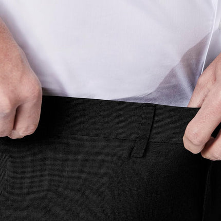 Kenneth Cole Reaction Men's Stretch Weave Slim Fit Dress Pant, Black, 36W x 32L