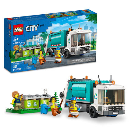 LEGO City Recycling Truck, Toy Vehicle Set with 3 