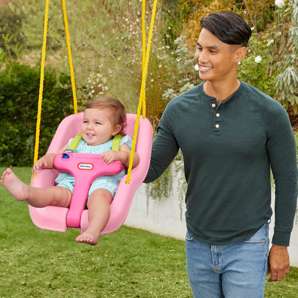 little tikes 2-in-1 Snug 'n Secure Swing, Pink