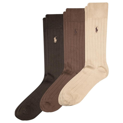 Polo Ralph Lauren Men's Socks Men's Cotton Ribbed 