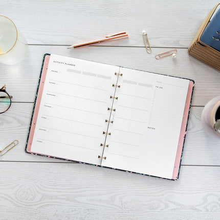 Filofax Lifestyle Refill, A5 Size, Notebook Refill, White Paper, Activity Planner, 56 Sheets (B132849)
