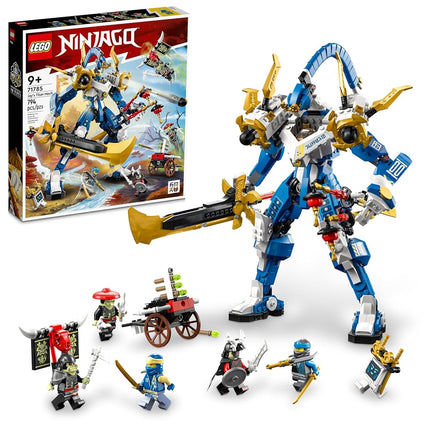 LEGO NINJAGO Jay’s Titan Mech 71785, Large Action 