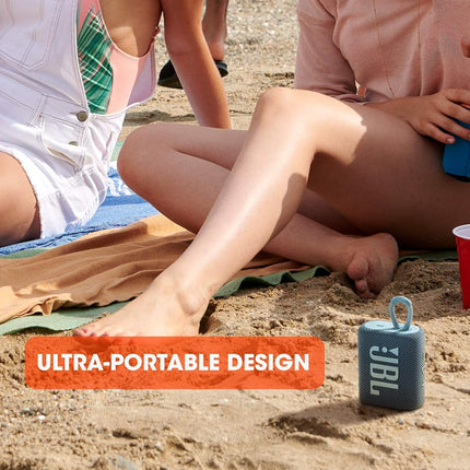 JBL Go 3 : Enceinte portable avec Bluetooth, batterie intégrée, étanche à l'eau et à la poussière - Rose