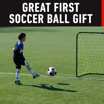 Franklin Sports Soccer Balls - Size 4 F-100 Soccer Balls - Youth Soccer Balls - 12 Pack Bulk Soccer Balls with Pump White, 30207X