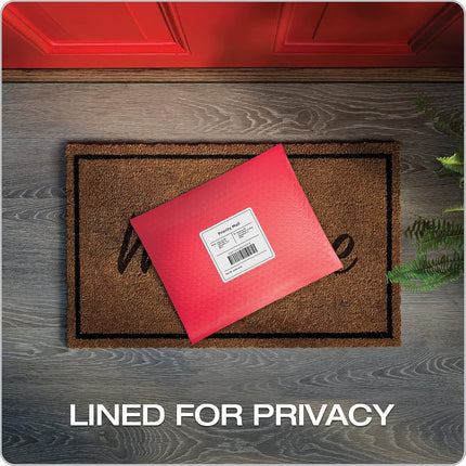 Quality Park Bubble Mailers, 8.25 x 11 Shipping Envelopes, Water Resistant Red Poly Padded Envelopes, Redi-Strip Peel Off Closure, 25/Box (QUA85869)