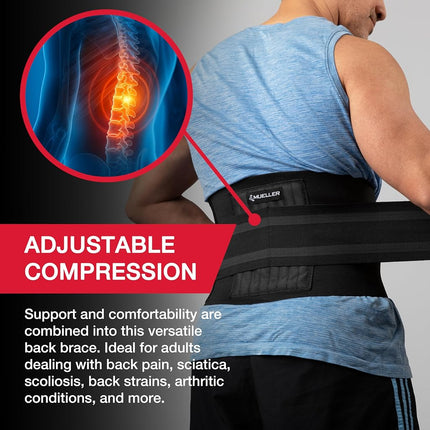 Mueller Mueller sports medicine adjustable back brace s/m