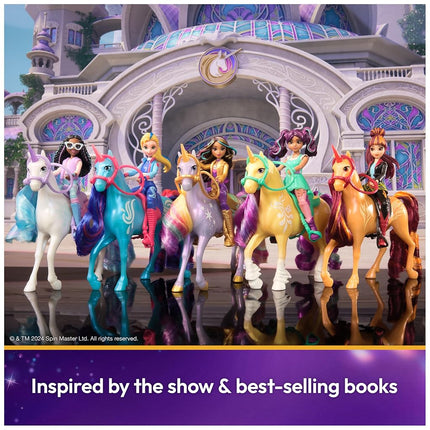 Unicorn Academy, Sophia & Wildstar Set with 2 Riding Accessories and Hair Styling Tool, Dolls and Unicorn Toys for Girls Aged 4 and up