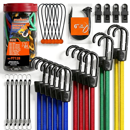 HORUSDY 31-Piece Premium Bungee Cords Assortment J