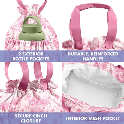 Fit & Fresh Cromwell Cinch Lunch Bag for Women | Insulated Lunch Box with Containers