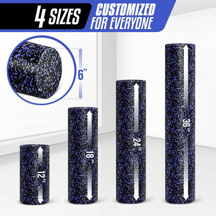 Yes4All EPP Foam Roller for Back, Legs, Physical Therapy, Exercise, Deep Tissue, and Muscle Massage – Extra Firm High-Density Foam Roller – Support Pain Relieved, Back, Legs, and Muscle Recovery