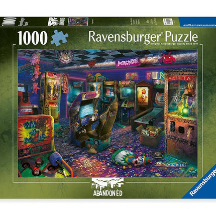 Ravensburger Puzzle 2D 1000 elementów: Zapomniany salon z automatami, Nowy design