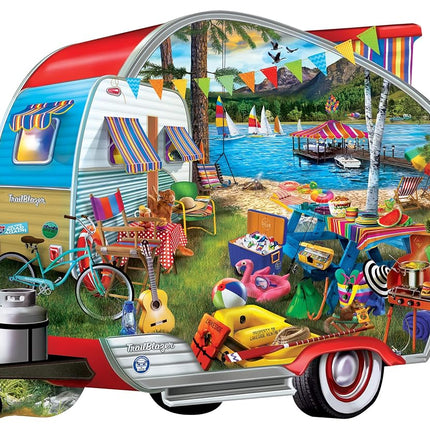 MasterPieces 1000 Piece Jigsaw Puzzle For Adults, Family, Or Youth - Happy Campers - 25.55"x 20.42"