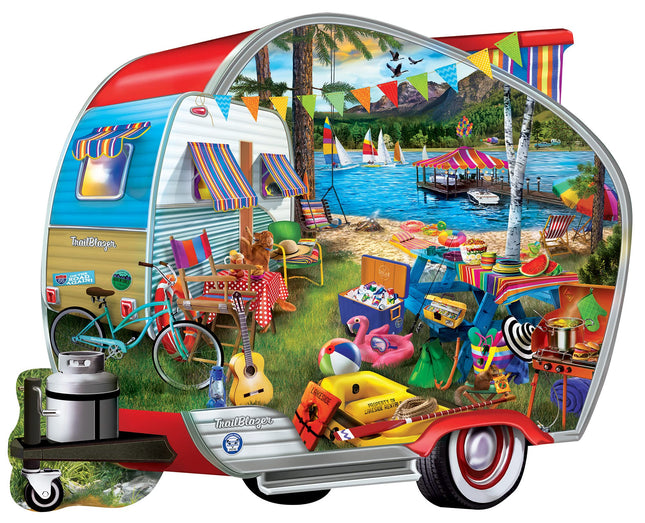 MasterPieces 1000 Piece Jigsaw Puzzle For Adults, Family, Or Youth - Happy Campers - 25.55"x 20.42"