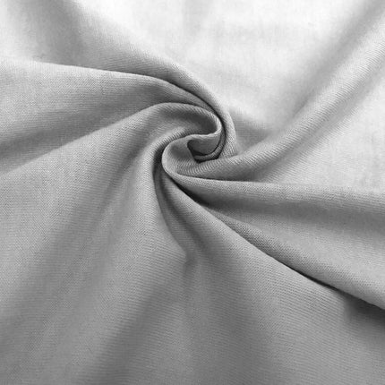 Juego de sábanas para niños pequeños de punto de algodón 100% natural, American Baby Company, gris, suave y transpirable, para niños y niñas