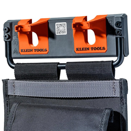 Klein Tools BC533S Crimper Holder Tool Organizer for Cutters and Crimpers, Reinforced Bottom Pocket, Magnetic Weather-Resistant Flap, Drain Holes, BWC S-Hook Compatible