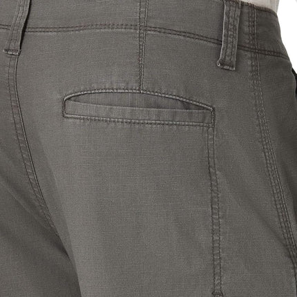 Wrangler Authentics Men's Relaxed Fit Stretch Cargo Pant Casual, Olive Drab, 30W / 30L