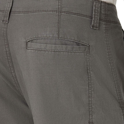 Wrangler Authentics Men's Relaxed Fit Stretch Cargo Pant Casual, Olive Drab, 38W / 34L