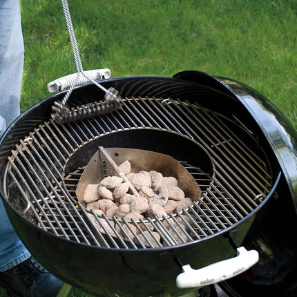 Weber Grill Grates for 57 cm Charcoal Barbecues - Gourmet BBQ System, Robust Steel Grates with GBS Insert for Versatile Accessories – Silver (8835)