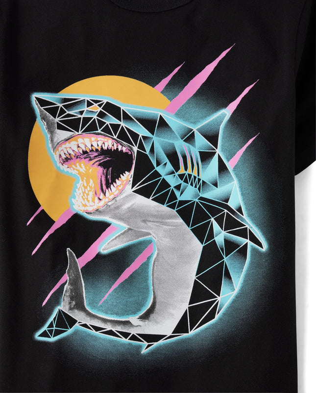 The Children's Place Boys' Gamer Short Sleeve Graphic T-Shirts,multipacks, Shark/Iguana/Turtle, X-Large