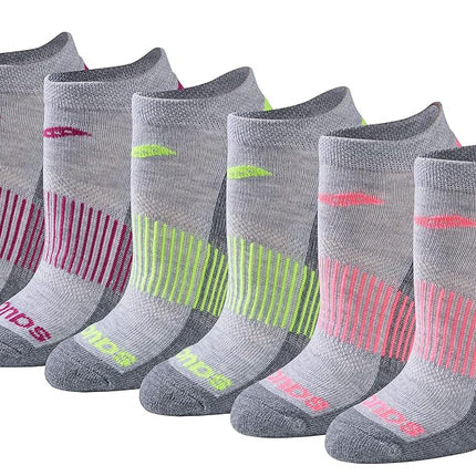 Saucony Women's Performance 6-Pack No Show Athleti
