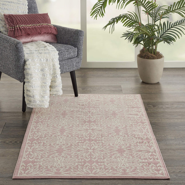 Nourison Jubilant Floral Ivory/Pink 3' x 5' Area-R