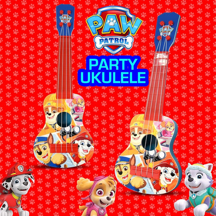 Paw Patrol Party Ukulele for Kids, Chase & Marshall