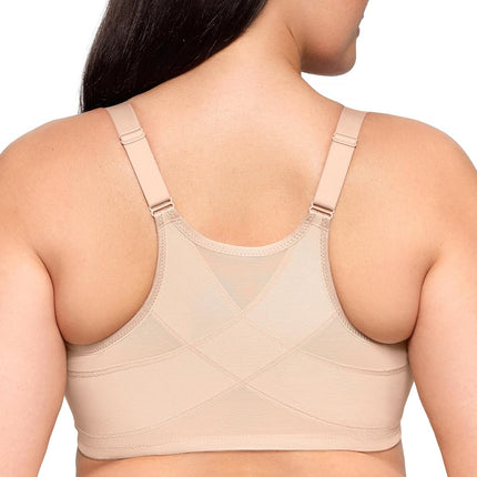Glamorise Wonderwire Front-Closure Posture Back Underwire Bra 9265 (Women's & Women's Plus)