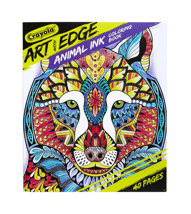 Crayola Jungle Animal Coloring Book, Teen & Adult 