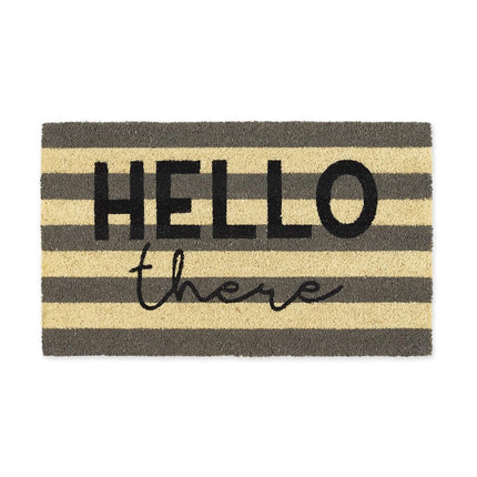 DII Natural Coir Doormat, Decorative Hello Mat, 17x29, Hello There