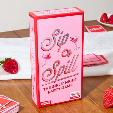 WHAT DO YOU MEME? Sip or Spill — The Girl's Night Party Game, Ultimate Bachelorette Party Games, Bachelorette Party Favors by Relatable