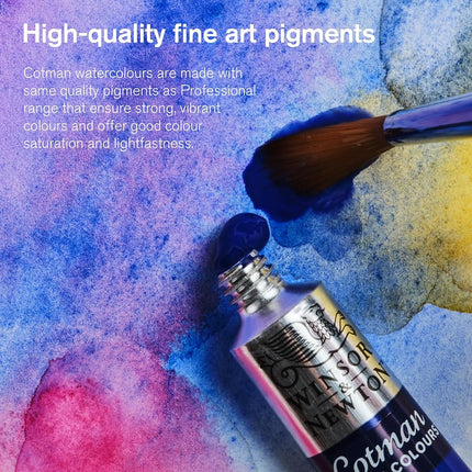 Winsor & Newton Cotman Metallic Watercolour Paint, Red Copper, Half Pan, Vibrant High Quality Pigments